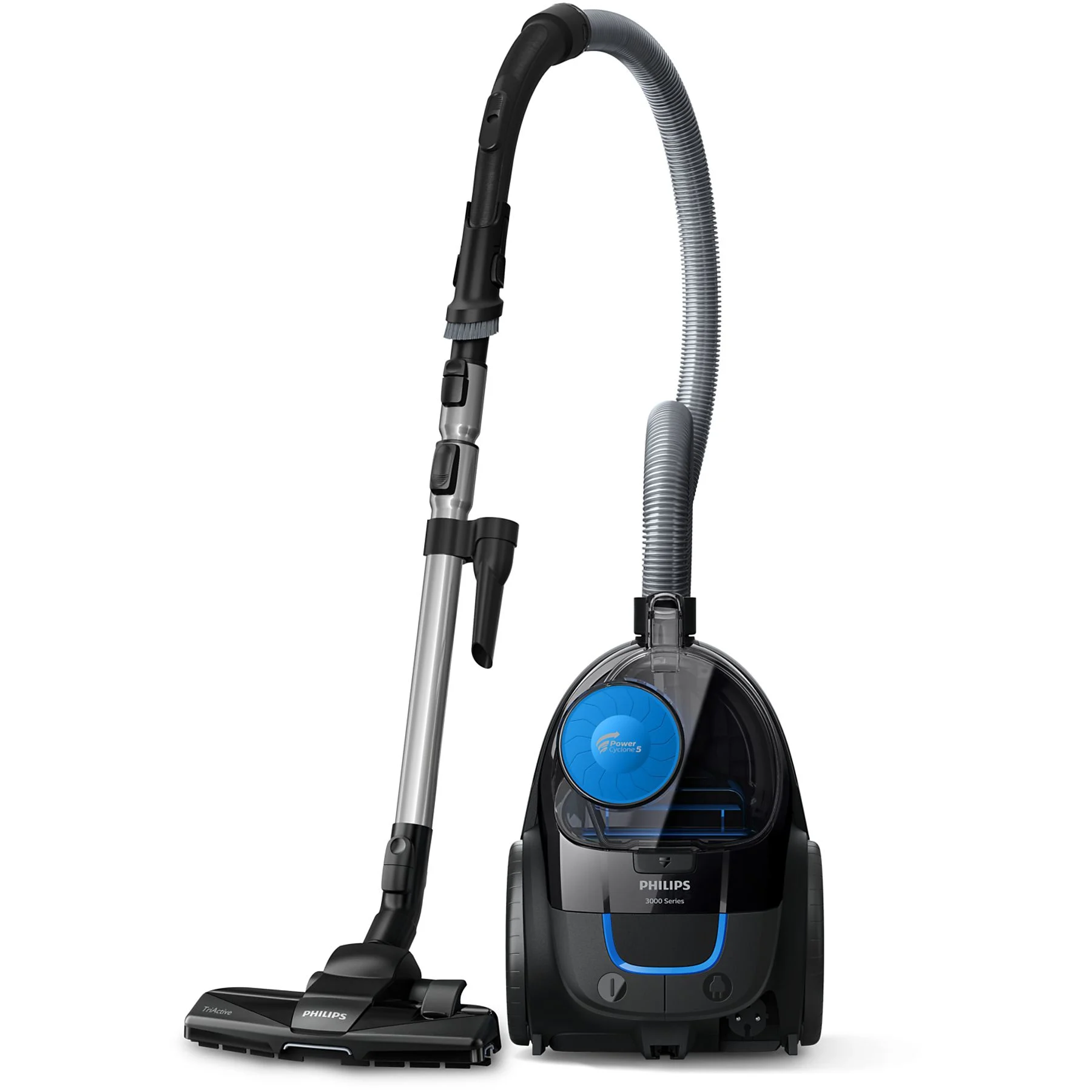 PHILIPS FC9331/09 Zylinder-Vakuum Staubsauger, maximale Leistung: 900 Watt, Tiefschwarz)