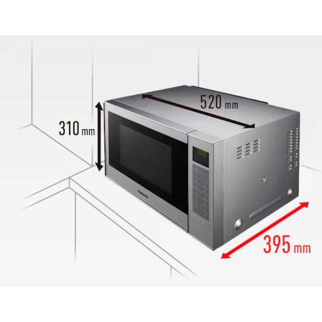Panasonic Mikrowelle »NN-CT57JMGPG«, Grill und Heißluft, 1000 W