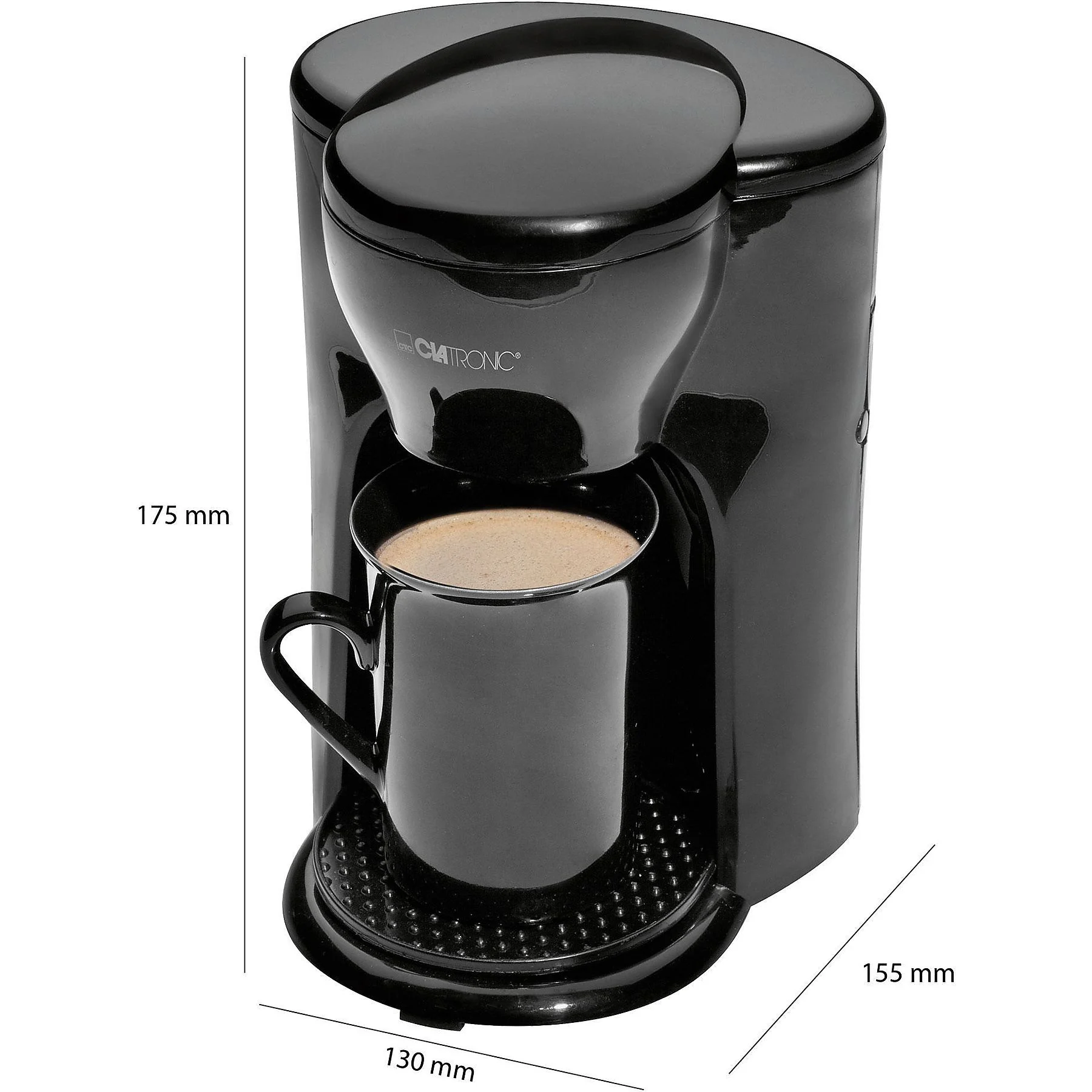 CLATRONIC KA 3356 Kaffeemaschine Schwarz