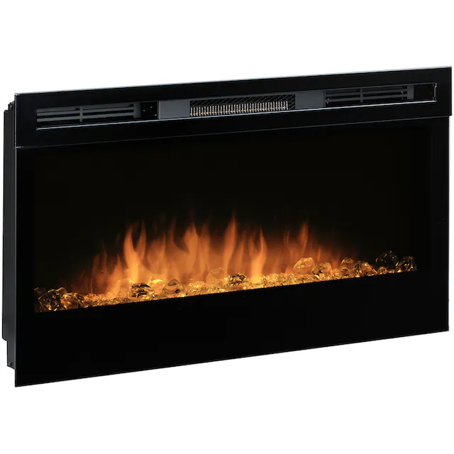 Dimplex Elektrokamin »Prism 34"«, schwarz,mit Heizung, Fernbedienung, Optiflame® Flammeneffekt
