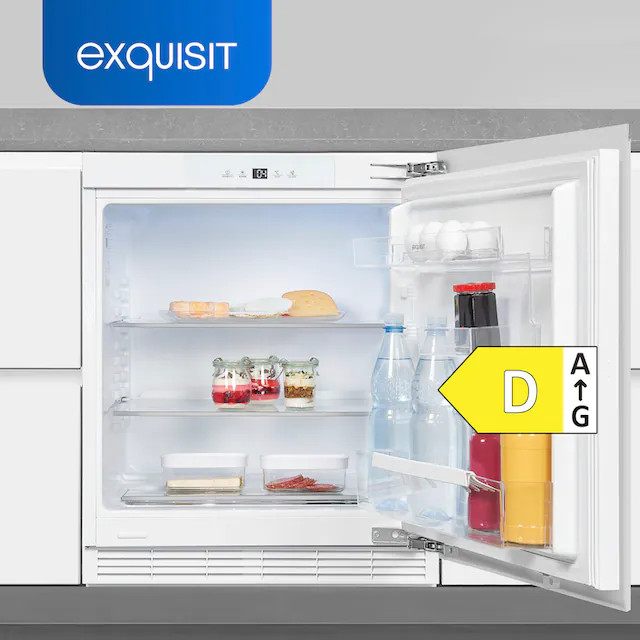 exquisit Einbaukühlschrank »UKS140-V-FE-010D«