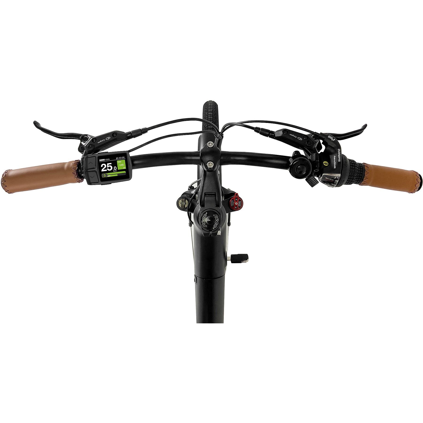 Sachsenrad E-Bikes E-SUV Citybike C5 Centro mit Alarmsystem schwarz