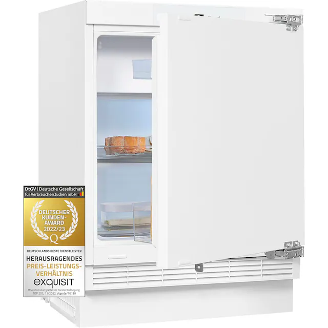 exquisit Einbaukühlschrank »UKS130-4-FE-010D«