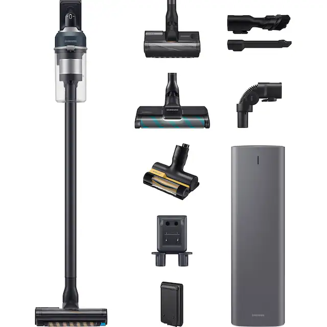 Samsung Akku-Handstaubsauger »VS20C85G4PB/WD, Jet 85 Complete Clean+,«, 580 W, beutellos, automatische Entleerung