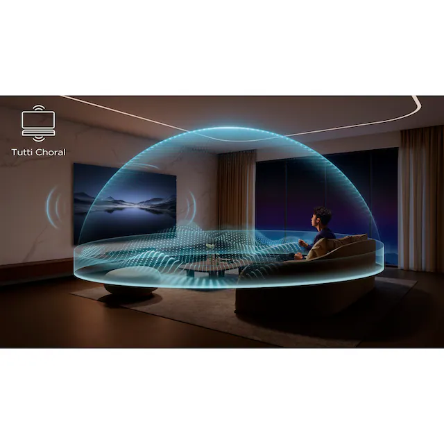 TCL Soundbar »Q75HE 5.1.2 Dolby Atmos und Ray Danz«, AI Sonic, 620 Watt, Airplay, HDMI, Bluetooth, Wandhalterung, Subwoofer