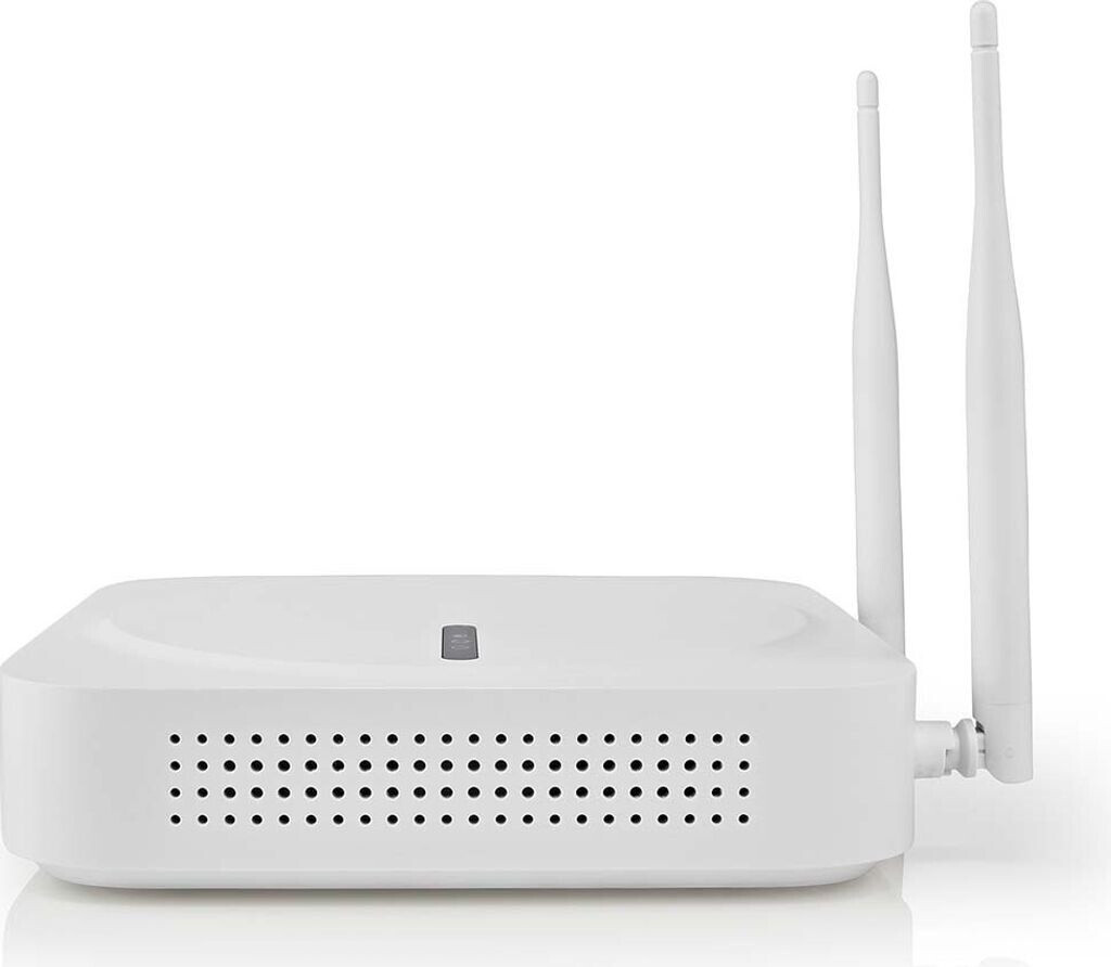 Nedis SmartLife Drahtloses Kamerasystem 2 x Full HD IP65 Nachtsicht Weiss (SLNVR201CWT)