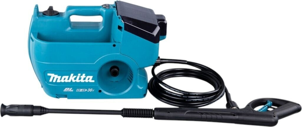 Makita DHW 080 PF4K Akku Druckreiniger 36 V ( 2x 18 V ) 80 bar 380 l/h Brushless + 4x Akku 3,0 Ah + Doppelladegerät