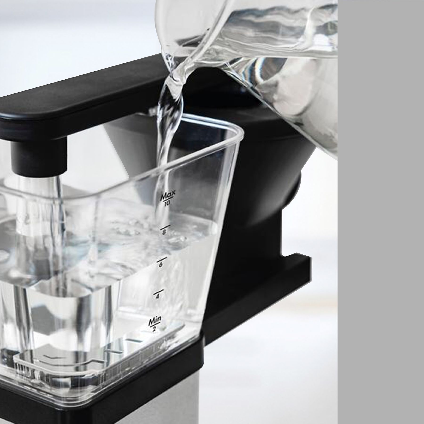 COOLHOME CoolHome MB23 Masterbrew Kaffeemaschine - Filterkaffeemaschine - Silber (Grau) Filterkaffeemaschine Grau