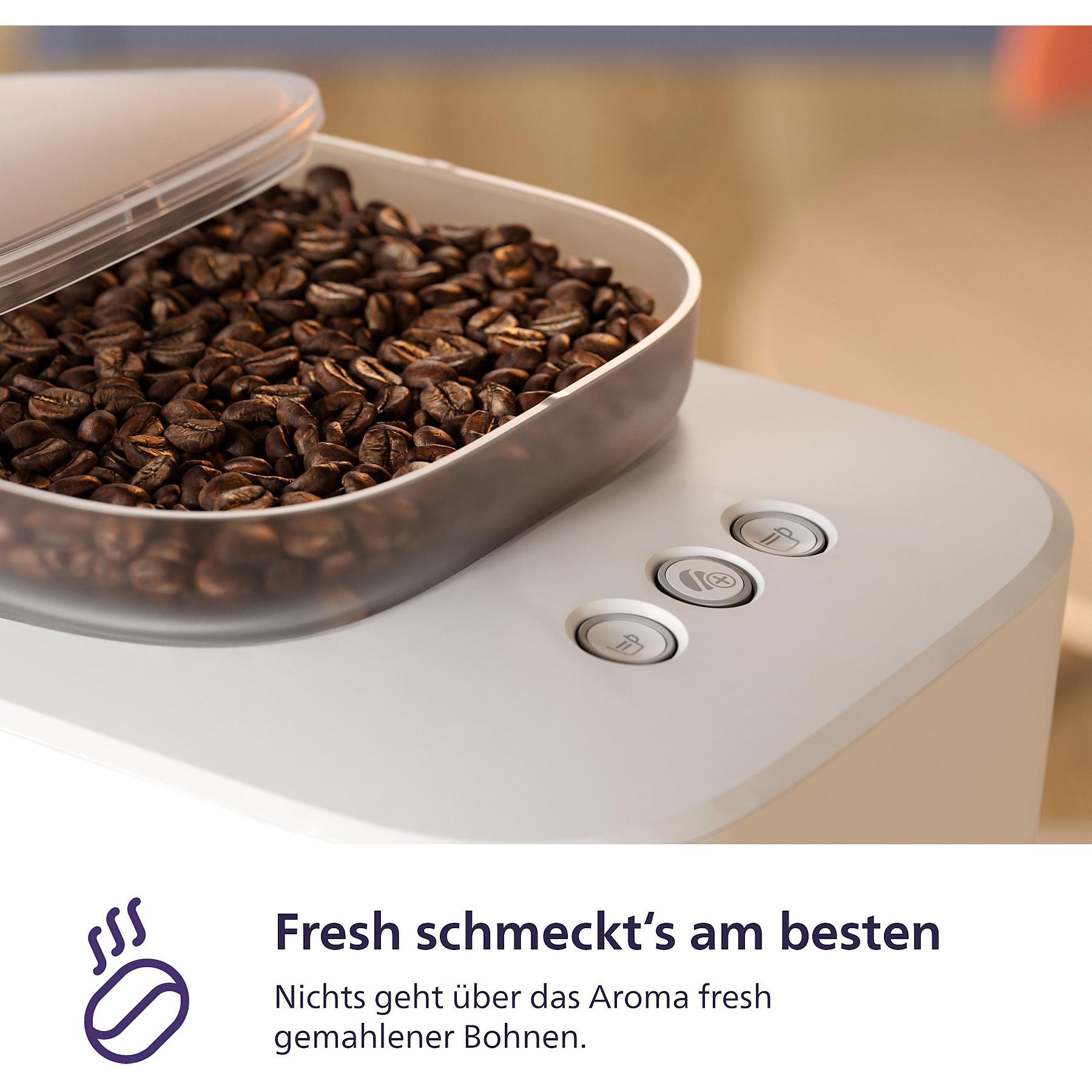 PHILIPS BAR300/00 Baristina Espressomaschine Naturweiß