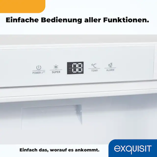 exquisit Einbaukühlschrank »UKS130-4-FE-010E«