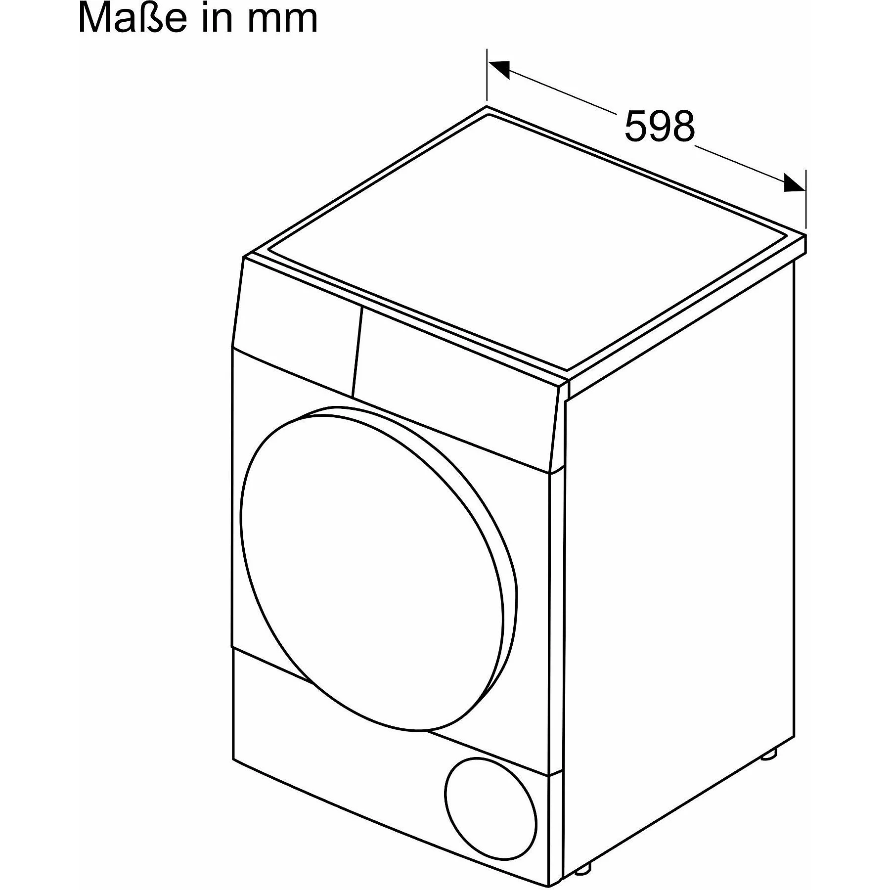 SIEMENS WQ35G2D00 Wärmepumpentrockner iQ500 (8 kg, Weiß)
