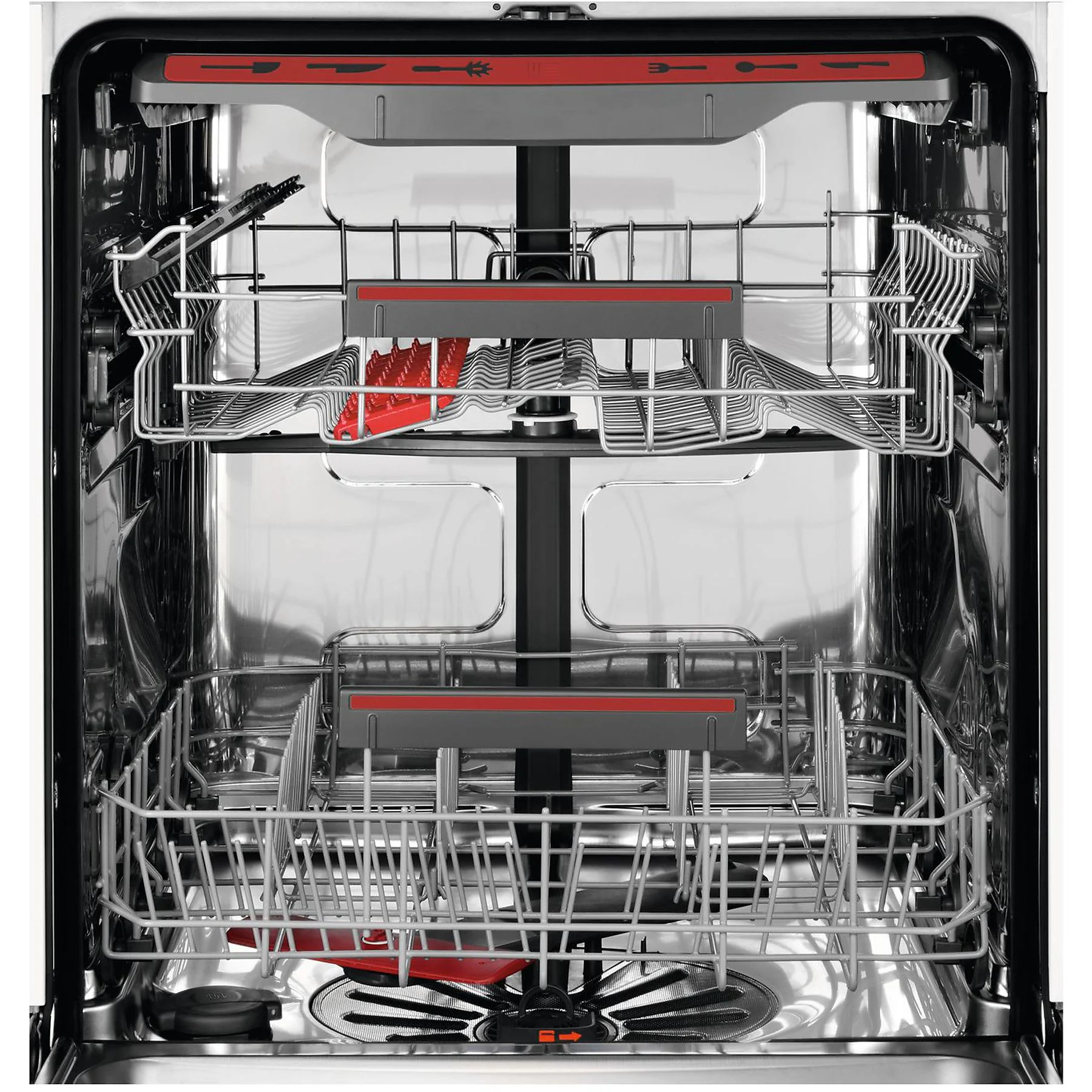 AEG FEE6491AZM Serie 6000 mit SatelliteClean® Geschirrspüler (teilintegrierbar, 596 mm breit, 44 dB (A), C)