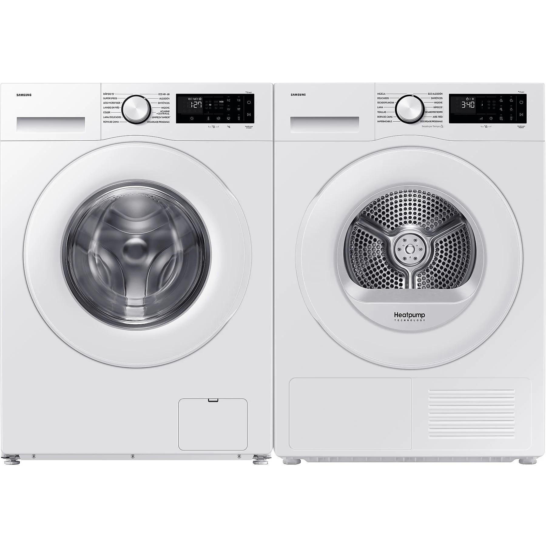 SAMSUNG DV90DG52A0TEEG Wärmepumpentrockner (9 kg, Weiß)