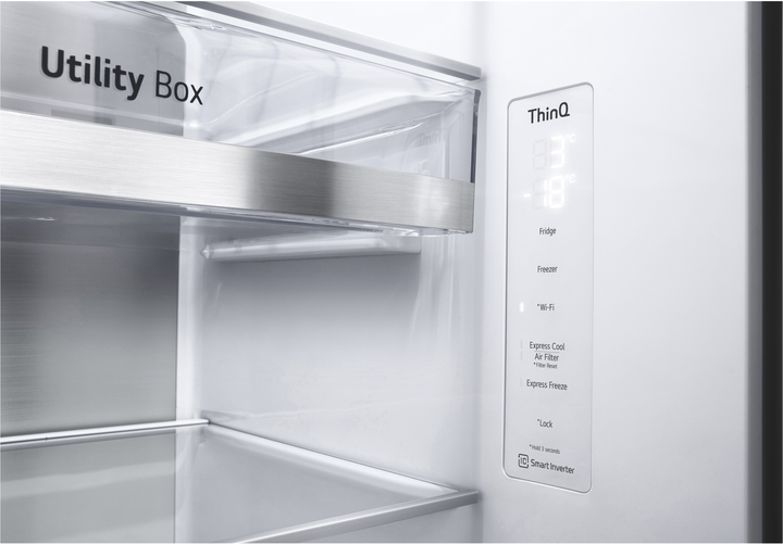 LG Side-by-Side-Kühlschrank GC-Q257CAFV mit InstaView Door-in-Door™