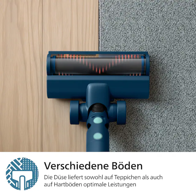 Philips Nass-Trocken-Akkusauger »XC5041/01 5000 Series „Teppichwunder“«, mit bis zu 60 Minuten Laufzeit und aufsteckbarem Aqua-Modul
