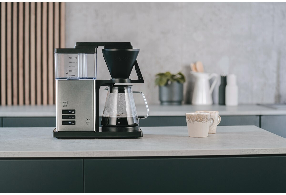 Melitta One Glass Filterkaffeemaschine Stainless Steel
