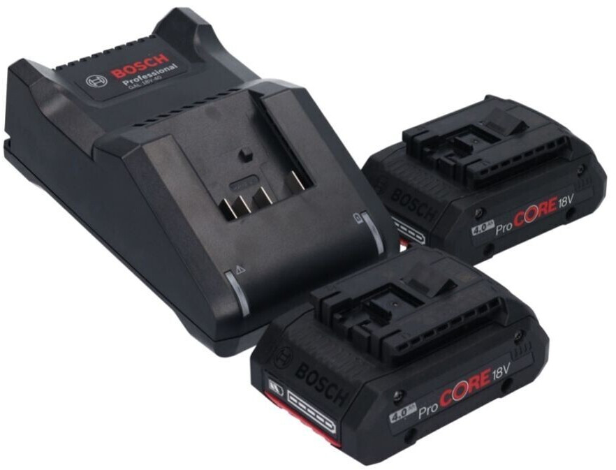 Bosch GBL 18V-750 mit 2 Akkus 4,0 Ah und Ladegerät