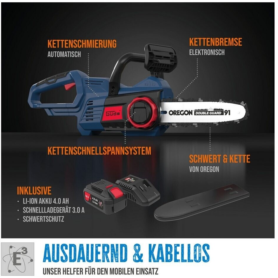 Güde KS 18-401-30 (mit 1 Akku 4 Ah und Ladegerät)