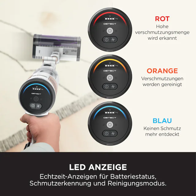 Shark Akku-Bodenstaubsauger »Detect Clean & Empty kabelloser Staubsauger IW3612EUT«, mit automatischem Entleerungssystem für Tierhaare
