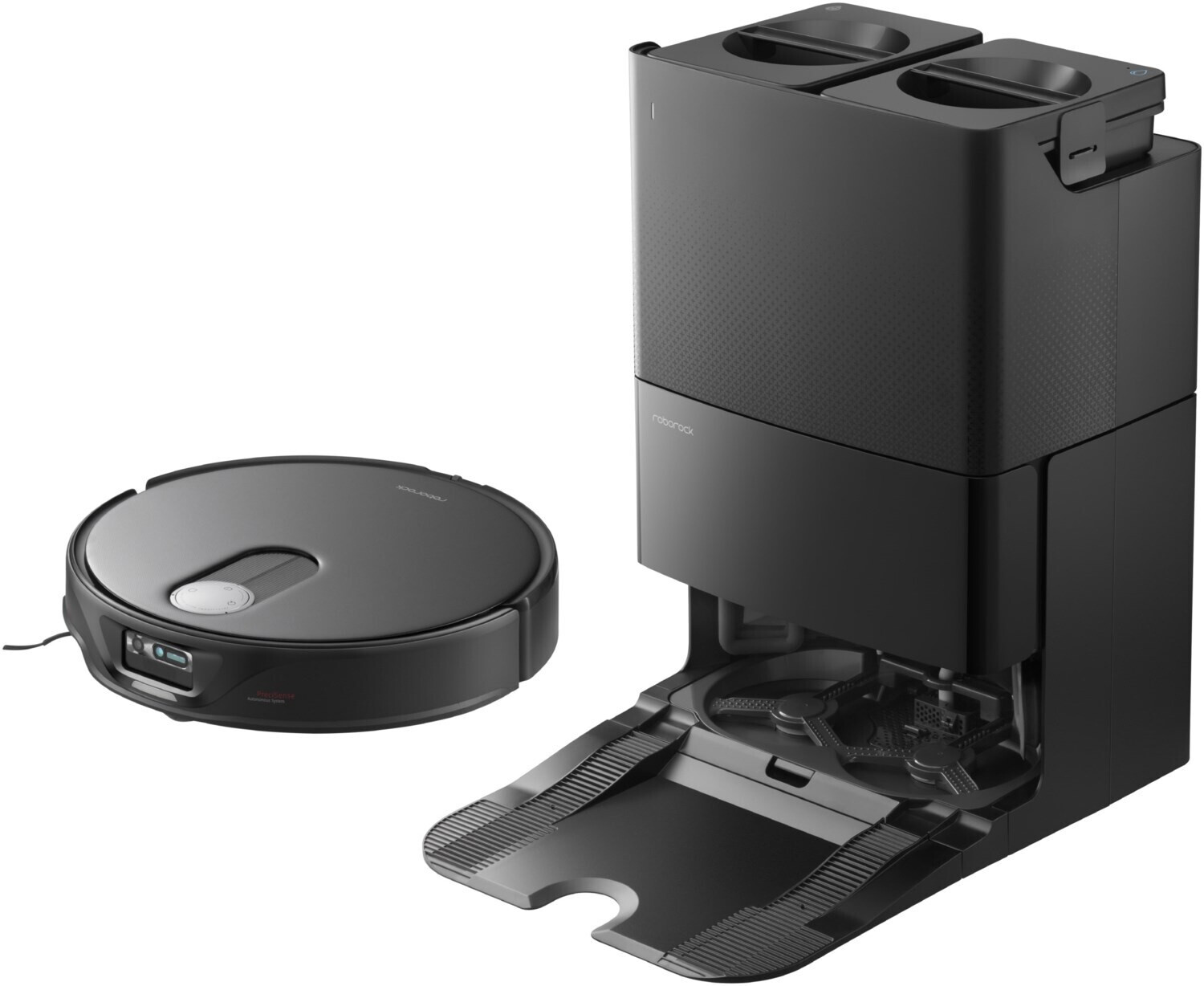 Roborock Qrevo Slim schwarz inkl Multifunktions-Dockingstation 3.0 