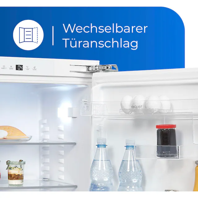 exquisit Einbaukühlschrank »UKS140-V-FE-010D«