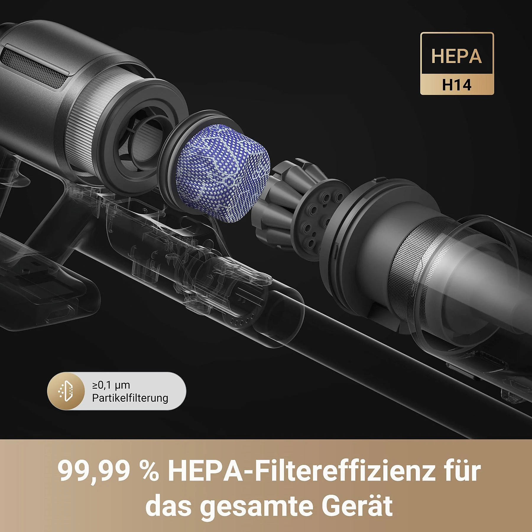 DREAME Z30 Stielsauger, Akkubetrieb, 29,6 Volt