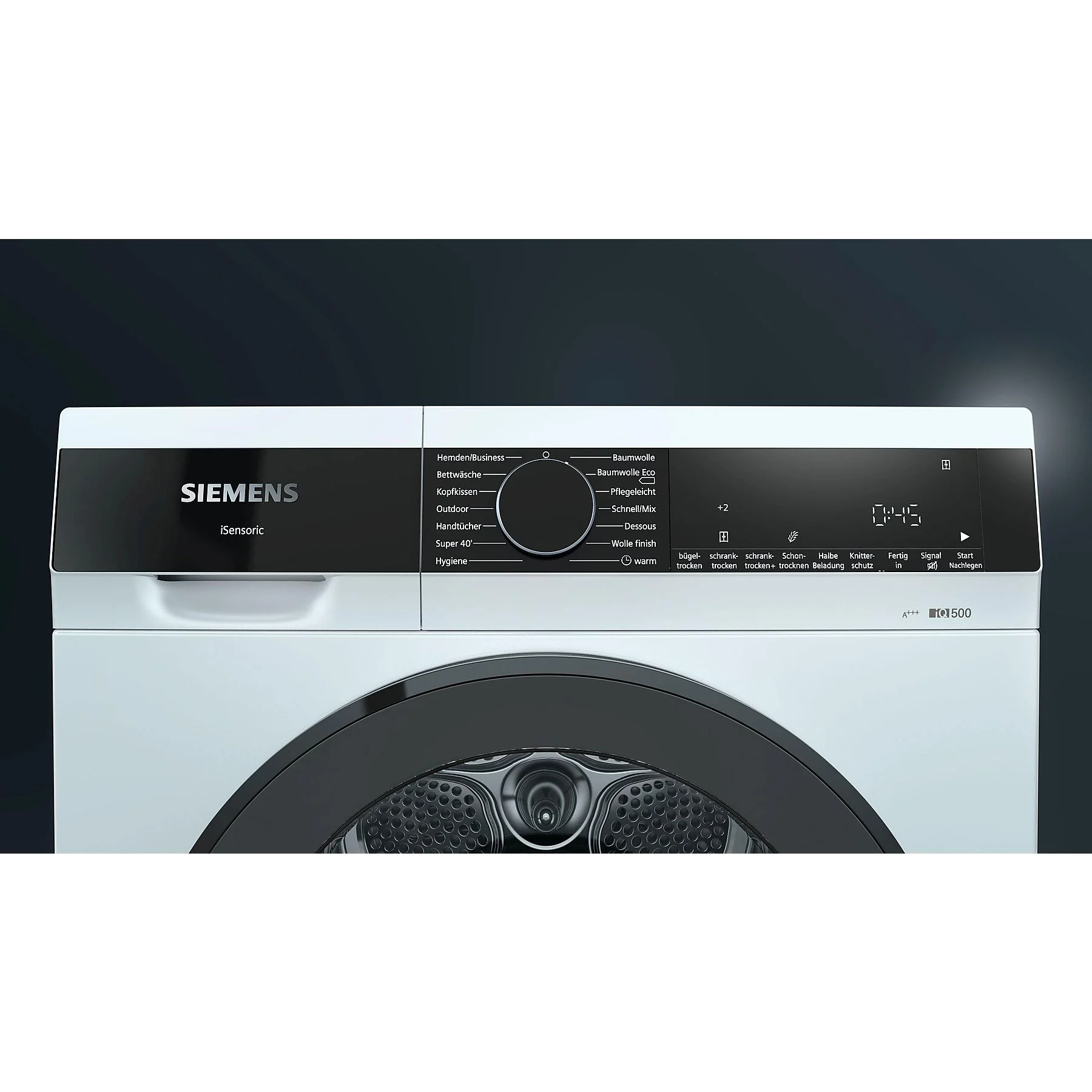 SIEMENS WQ33G2D40 Wärmepumpentrockner iQ500 (8,0 kg, weiß)