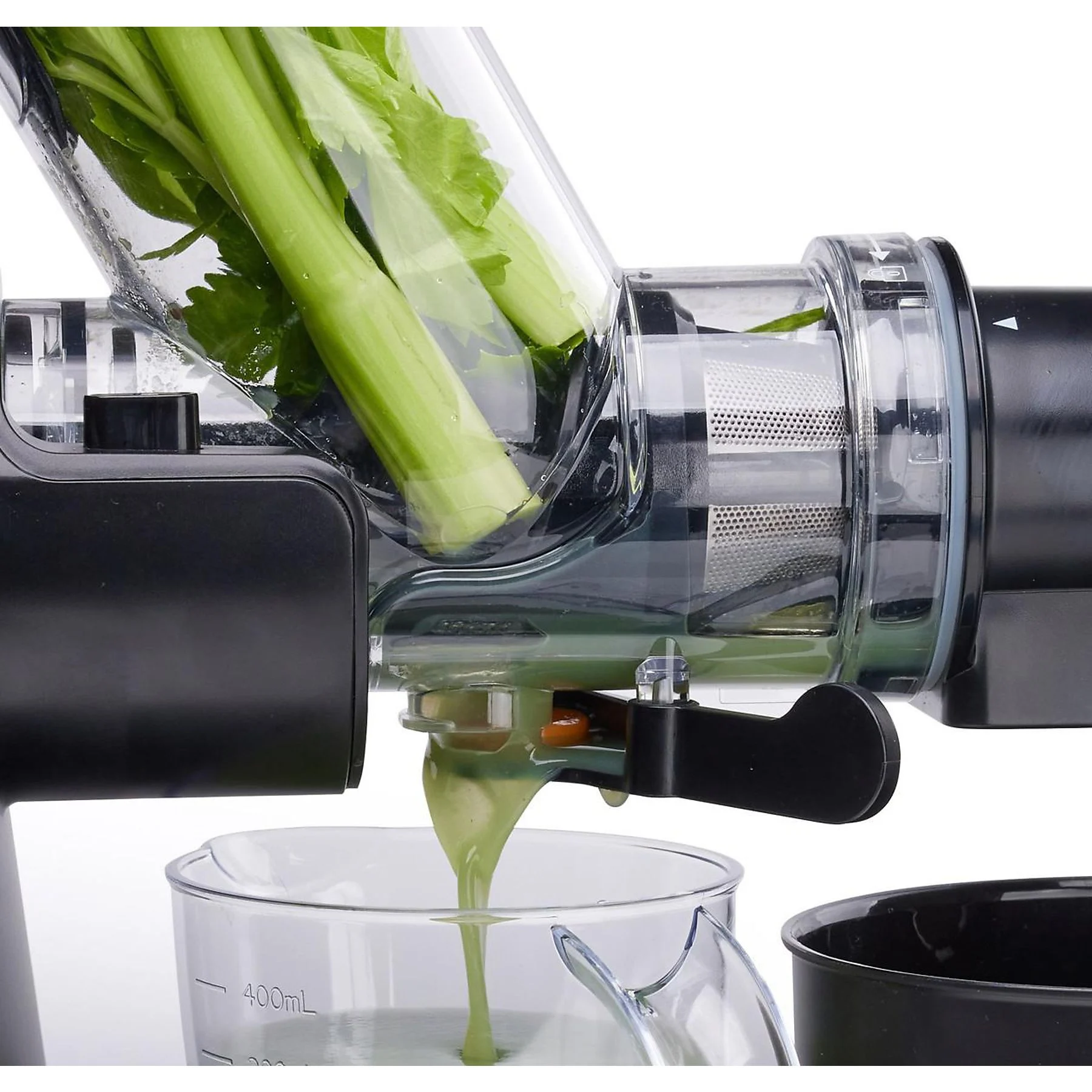 GORENJE Gorenje Slow-Juicer JC200BE für nährstoffreiche Säfte Slow Juicer 200 Watt, Edelstahl/Schwarz