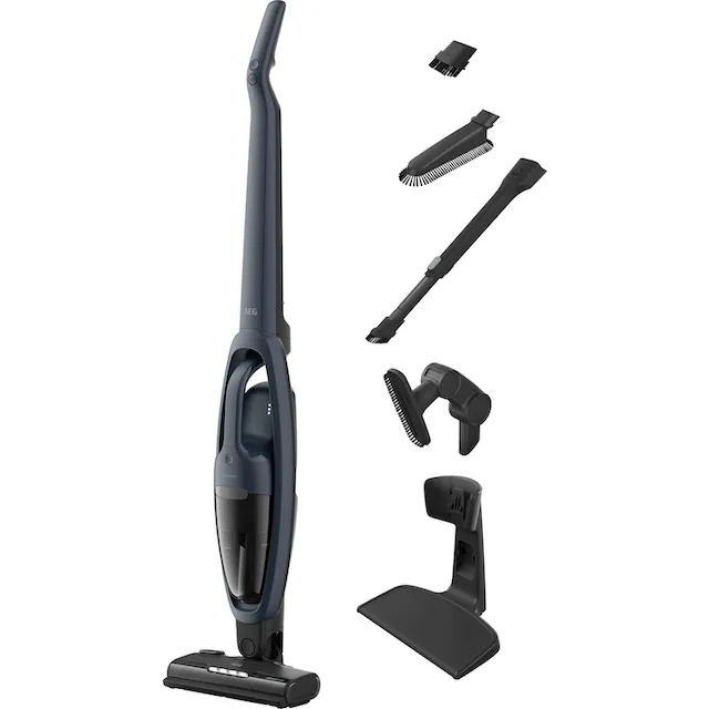 AEG Akku-Hand-und Stielstaubsauger »CLEAN 5000 Akku-Staubsauger (AS52CB18DB)«, 2in1, leise 79 dB(A), 58% Recyclingkunststoff, bis zu 45 Min. Laufzeit