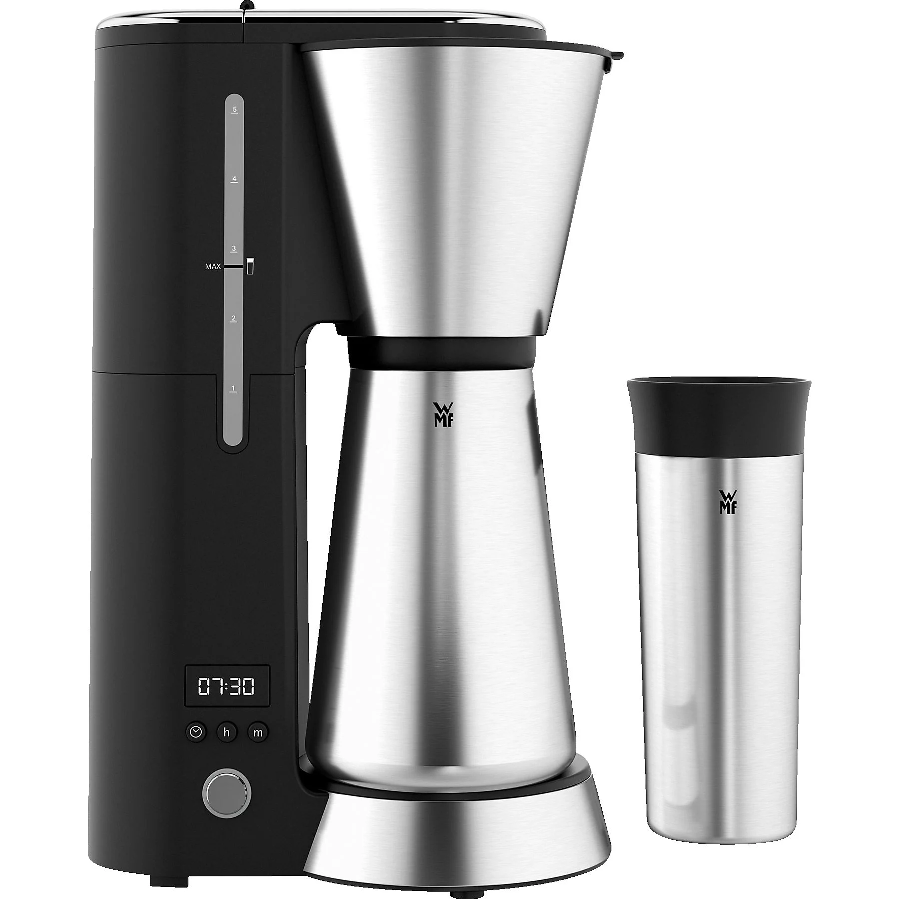 WMF 04.1226.0011 KÜCHENminis® Aroma Thermo to go Kaffeemaschine Edelstahl matt