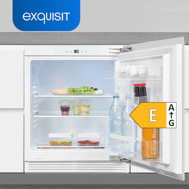 exquisit Einbaukühlschrank »UKS140-V-FE-010E«
