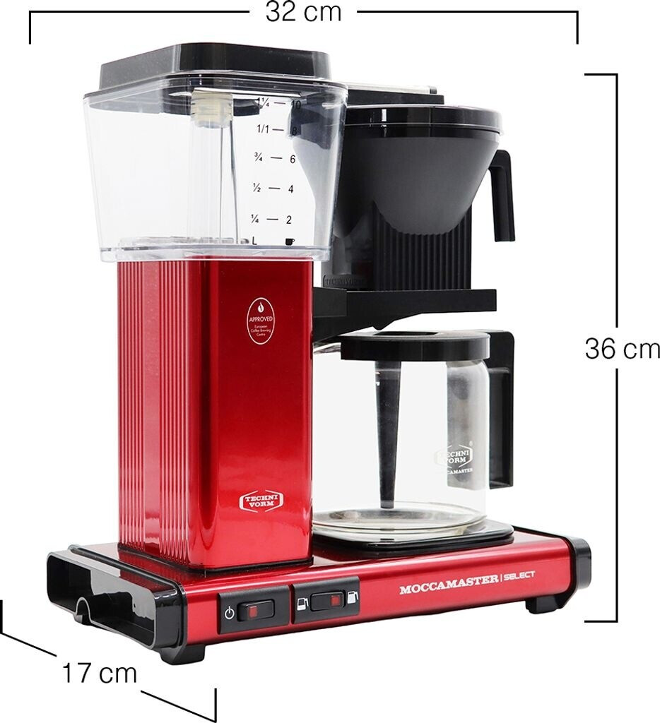 Technivorm Moccamaster KBG Select Red Metallic