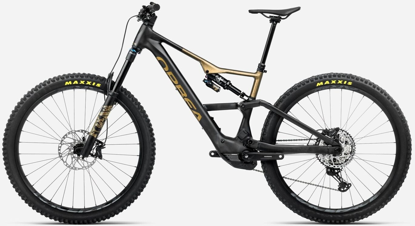 Orbea Rise LT M10 29" 630Wh (2025) Diamond black/splash olive green Matt