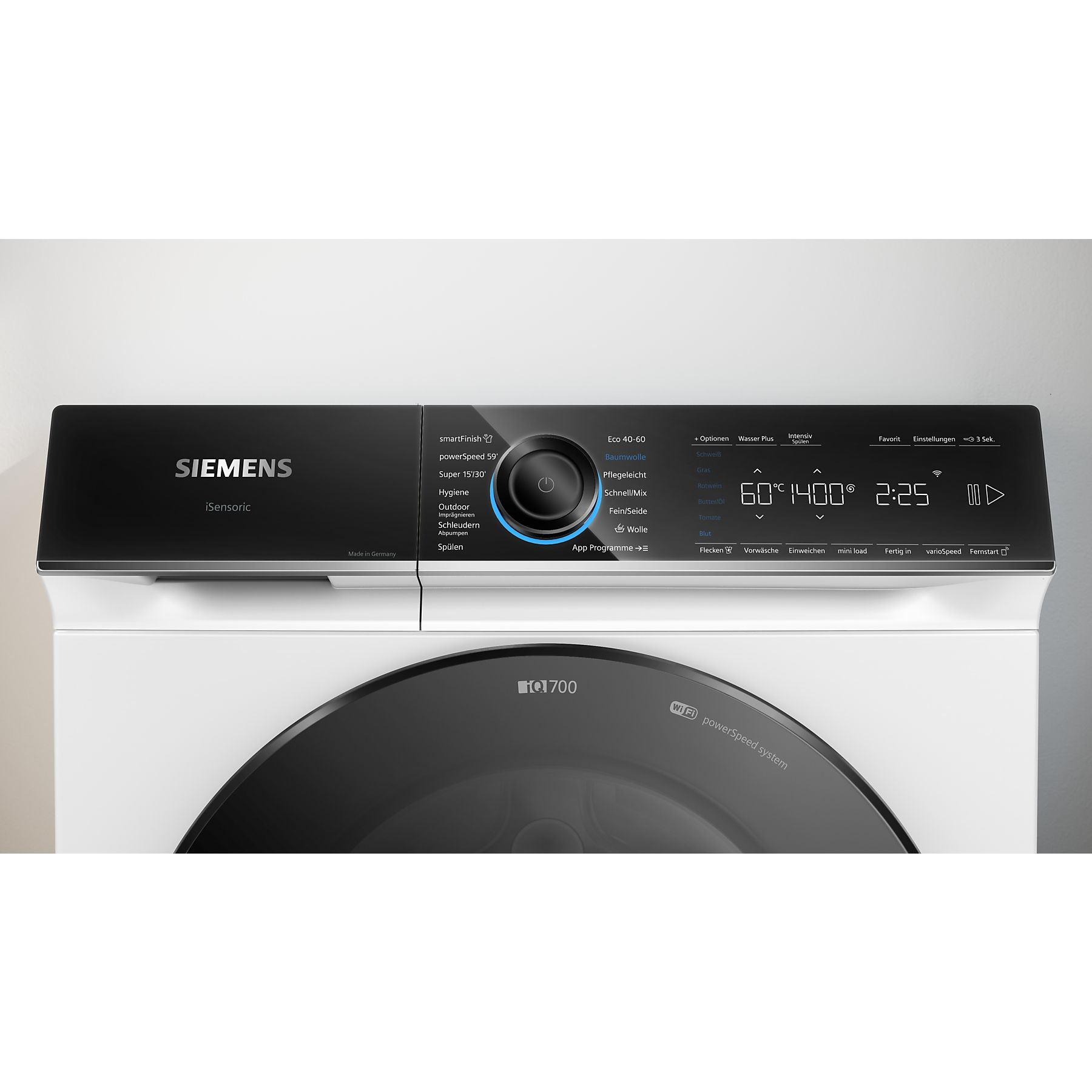 SIEMENS WG44B2FCB iQ700 Waschmaschine (9 kg, 1400 U/Min., A)