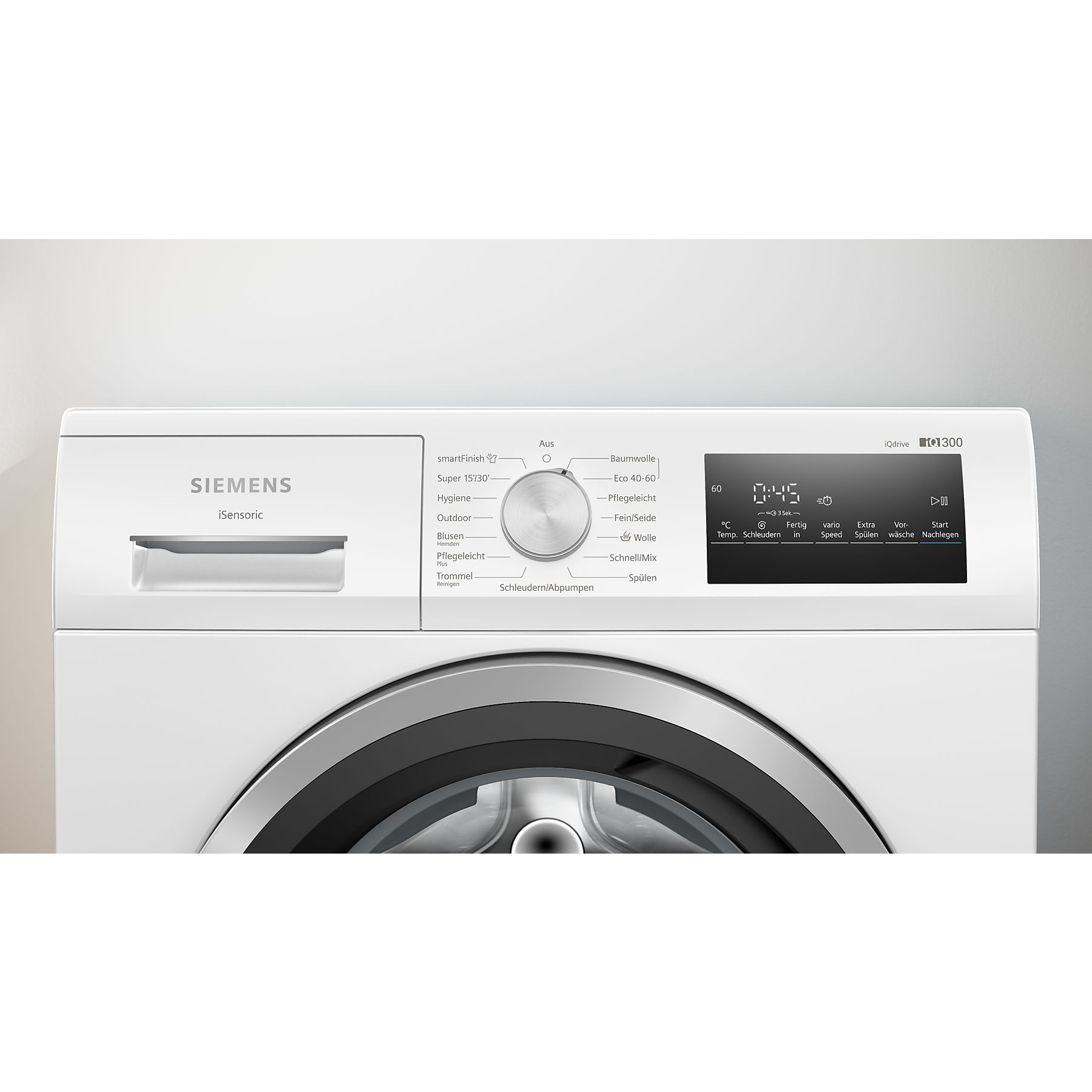 SIEMENS WM14NKECO4 iQ300 Waschmaschine (8 kg, 1400 U/Min., A)