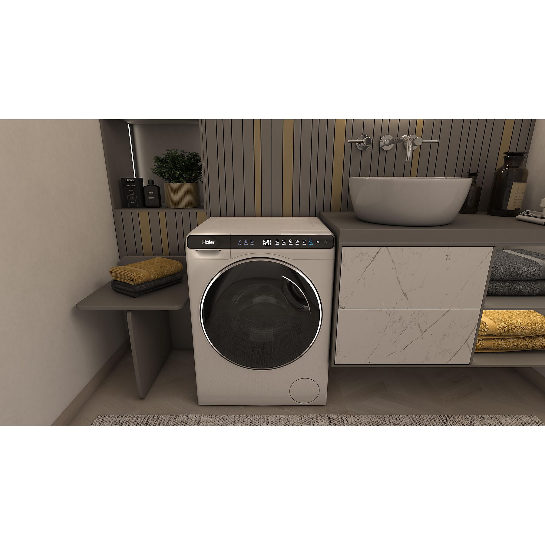 HAIER HW50-BP12307 MINI-WASHER Waschmaschine (5 kg, 1200 U/Min., A)