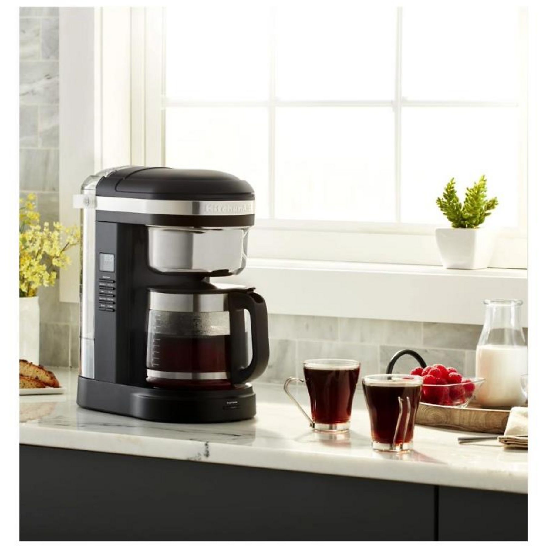 KITCHEN-AID 5KCM1209EOB KITCHENAID Kaffeemaschine Onyx Schwarz