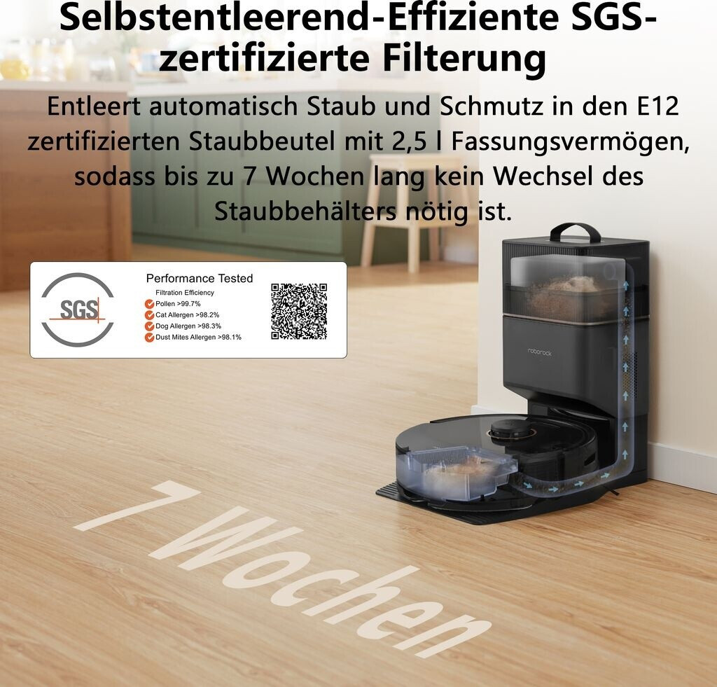 Roborock Q8 Max+ schwarz
