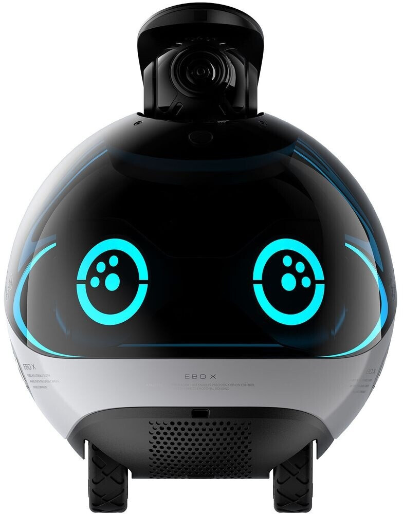 Enabot EBO X Überwachungsroboter (3840 x 2160 Pixels) Netzwerkkamera Schwarz Silber