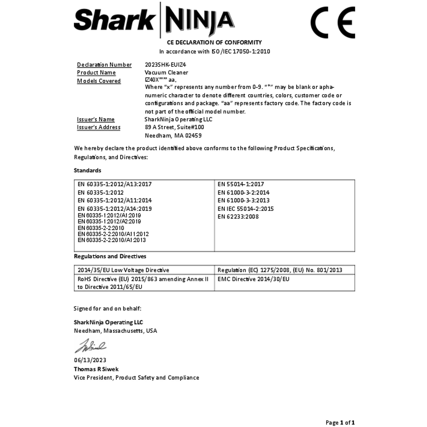 SHARK IZ400EU Stratos Stielsauger, Akkubetrieb, 80 Watt