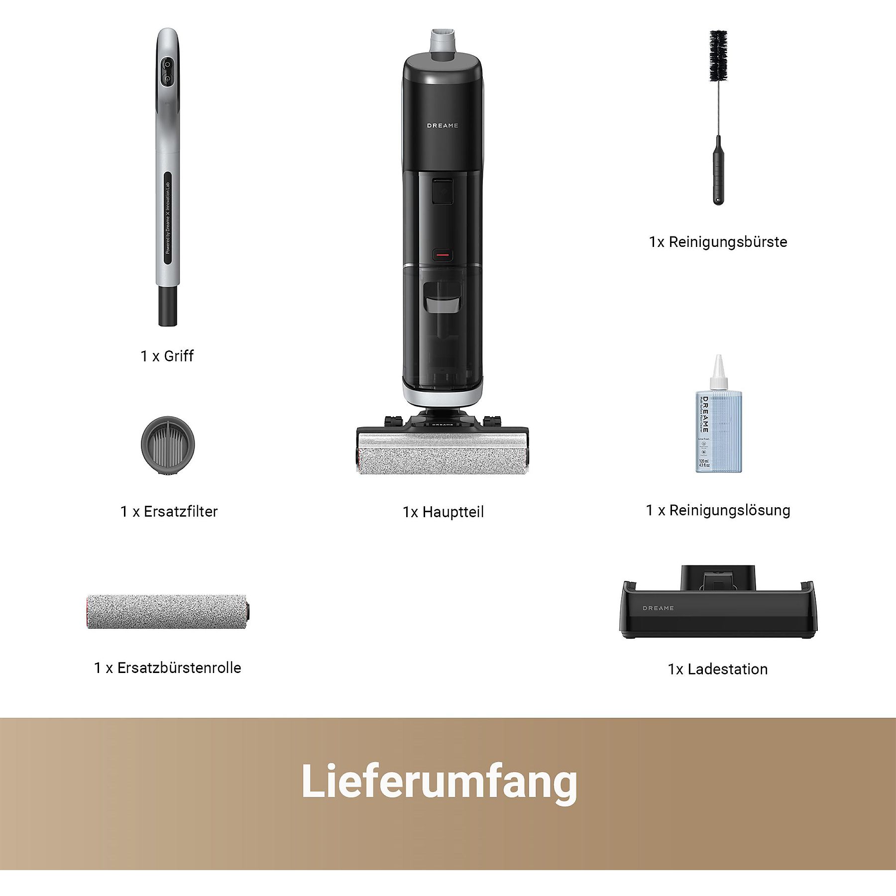DREAME H14 Pro Nass- /Trockensauger, Akkubetrieb
