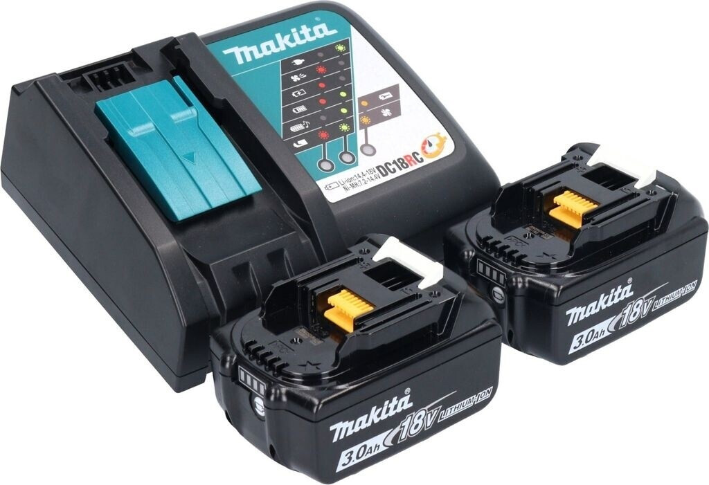 Makita DHW 180 RF Akku Druckreiniger 18 V 24 bar + 2x Akku 3,0 Ah + Ladegerät