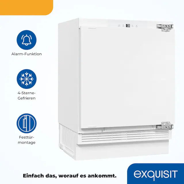 exquisit Einbaukühlschrank »UKS130-4-FE-010E«
