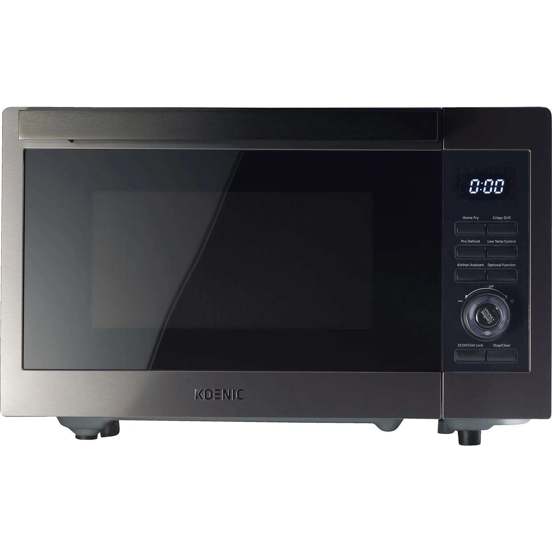 KOENIC KMWC 3019 DB, Mikrowelle (1000 Watt, Grillfunktion, Heißluftfunktion)