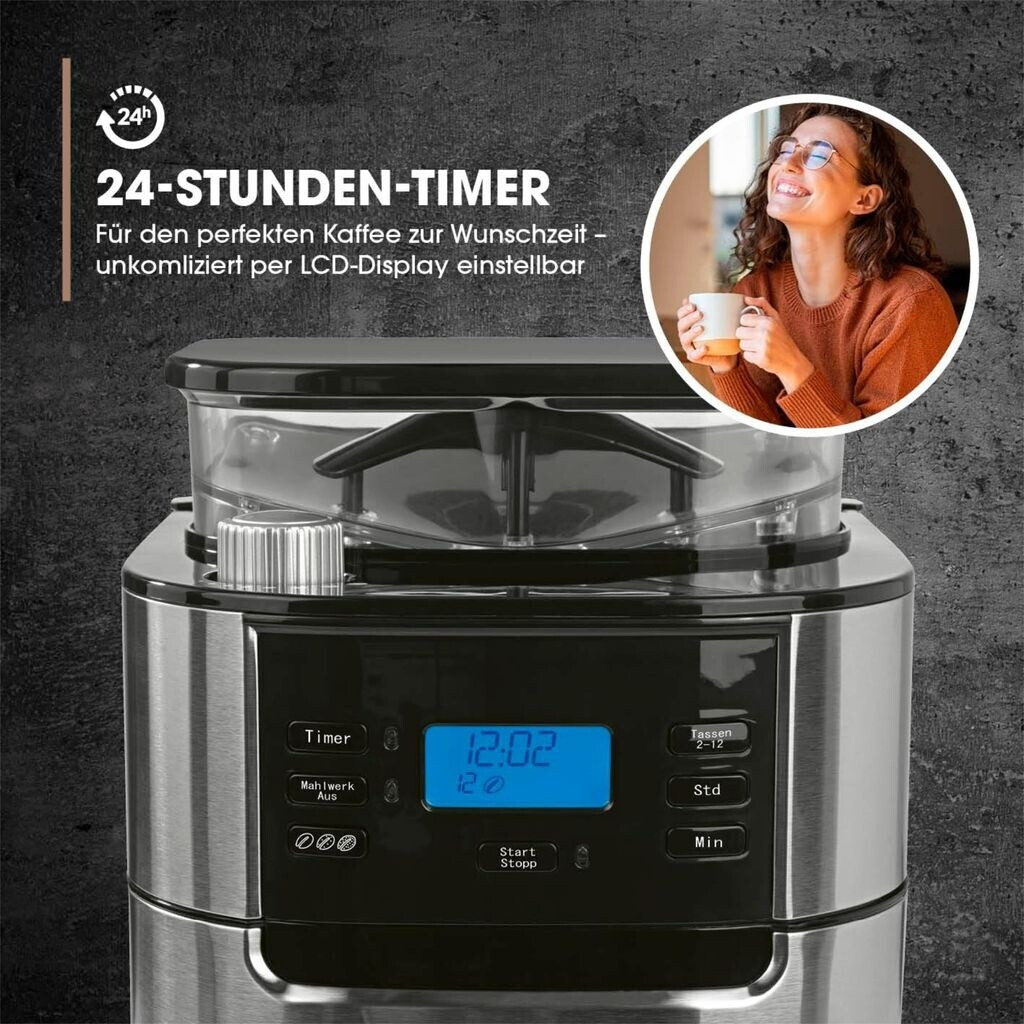 Barista Filterkaffeemaschine mit Mahlwerk