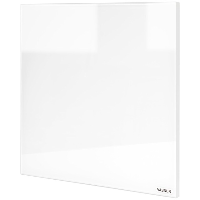 Vasner Infrarotheizung »Glas mit Rahmen weiß, 300 W, Citara G«, Infrarot Glasheizung, IP44 Bad geeignet