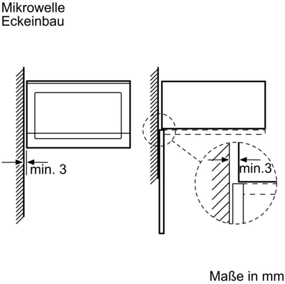 Bosch Serie 4 BFL523MS0B Built-in Microwave