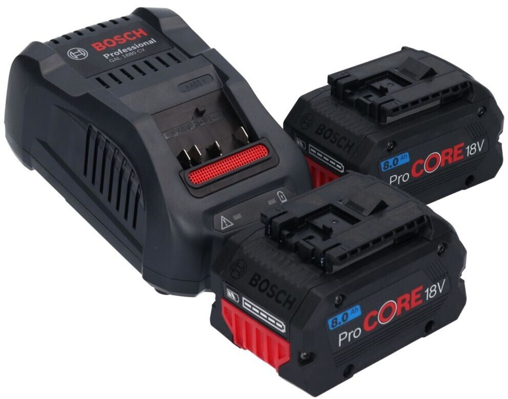 Bosch GBL 18V-750 mit 2 Akkus 8,0 Ah und Ladegerät