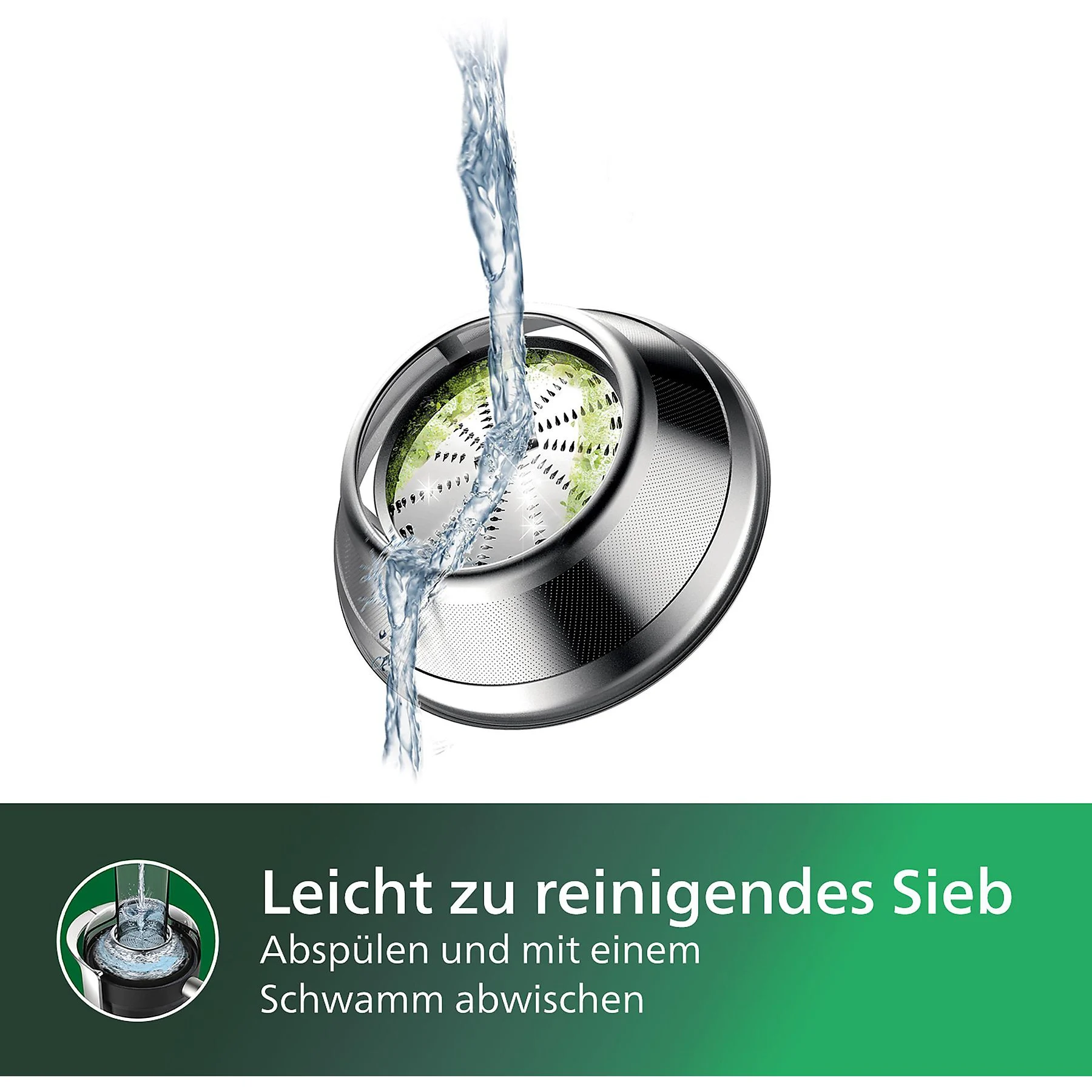 PHILIPS HR1921/20 Avance Collection 1L, QuickClean, XXL-Einfüllöffnung, Entsafter 1100 Watt, Edelstahl gebürstet