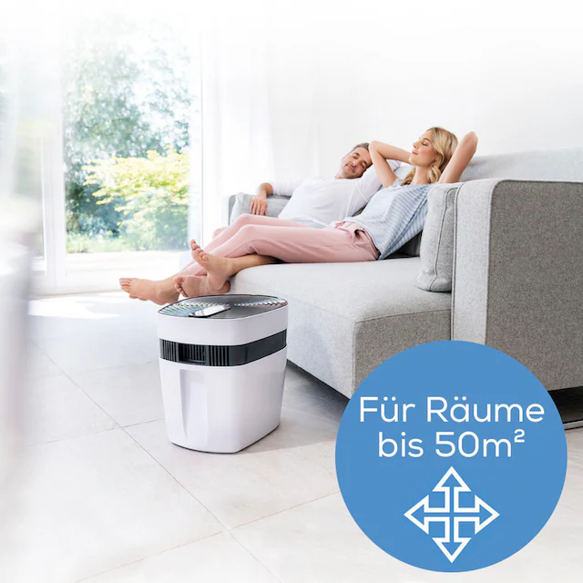 BEURER Kombigerät Luftbefeuchter und -reiniger »Maremed Meeresklimagerät, Kombiset mit Filter und Salz«, für 50 m² Räume, Simuliert Meeresklima für zuhause, mit Luftbefeuchtung und - reinigung